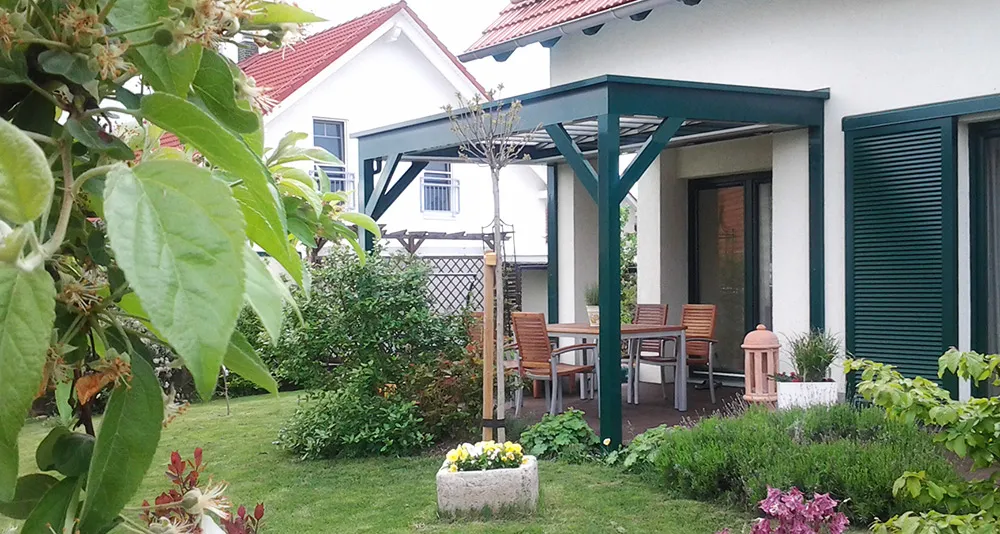 Lamellendach von ALLWEDA – ein Dach für jedes Wetter